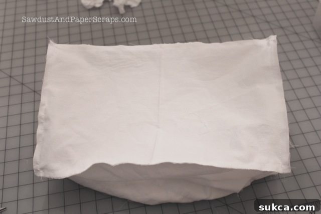 Sewing a reusable grocery bag bottom