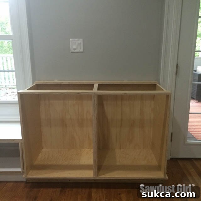 Dry Fitting Custom Maple Countertop and Beadboard Panels