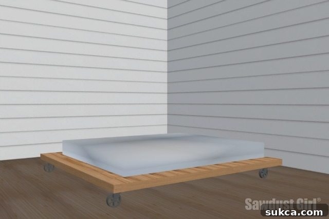 How to Make an Industrial Platform Bed - Woodworking Plans