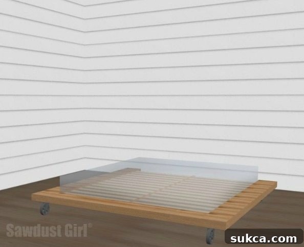 How to Make an Industrial Platform Bed - Woodworking Plans - Free DIY Bed Plans