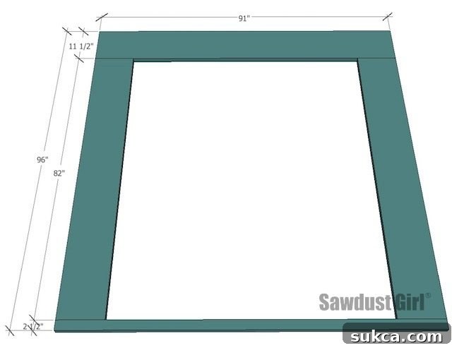 Building the Base for the Industrial Platform Bed