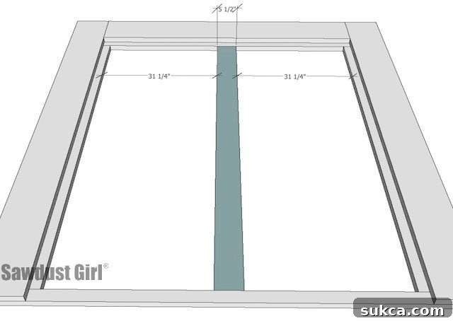 Installing the Center Slat Support for the Platform Bed