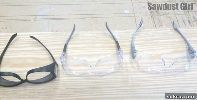 Comparing Over-Glasses Safety Glasses A selection of safety glasses designed to fit comfortably over regular prescription glasses, offering essential eye protection.