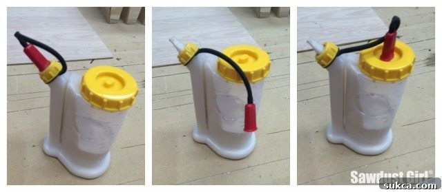 FastCap Glu-Bot for efficient and precise glue dispensing in woodworking.