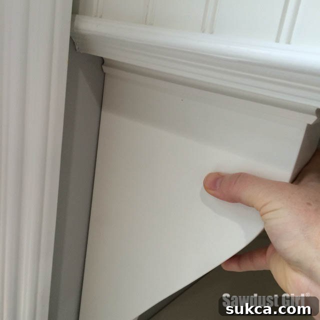 Finished Easy DIY Decorative Corbels