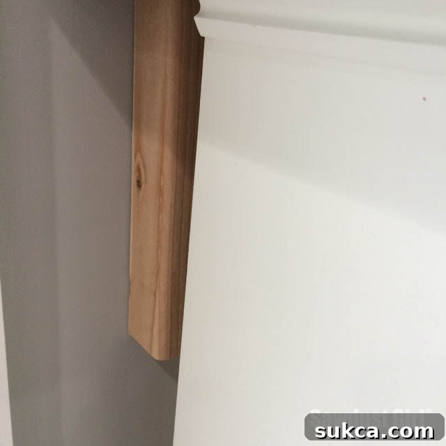 Removing Corbel, Leaving Cleat on Wall