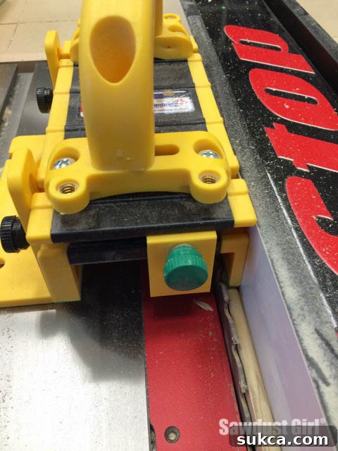 Ripping a routed bead using the GRR-Ripper on a table saw