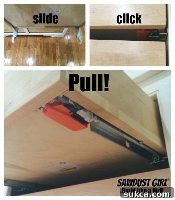 Ensuring Secure Drawer Engagement Troubleshooting and securing Blum Tandem Plus Blumotion drawer slides