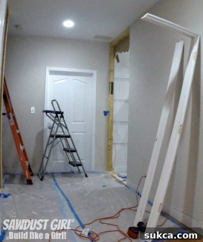 The culmination of an intense Day 1: a scene of significant demolition, signifying the 'worse before it gets better' phase of a home renovation that promises amazing results.