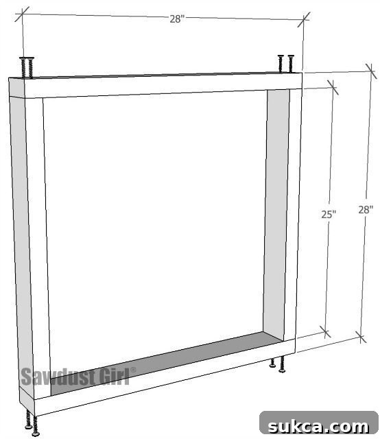Assembling X-Leg Dining Table Frame