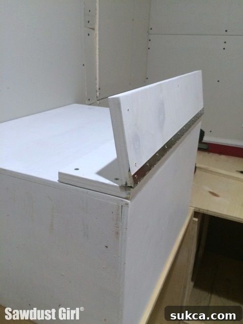 The Ultimate Space-Saving DIY Corner Cabinet 16 Expertly Secured Hinged Cleat in Pantry Corner Cabinet