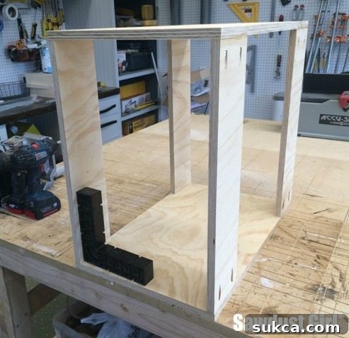 The Ultimate Space-Saving DIY Corner Cabinet 5 Building the Rolling Inner Carcase for Maximized Corner Cabinet Access