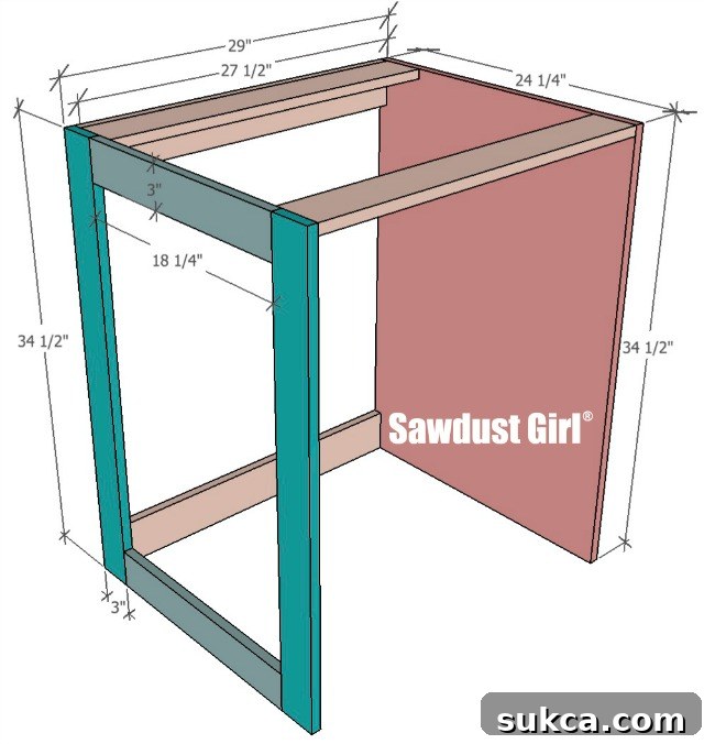 How to Make a Built-in Beverage and Wine Refrigerator Custom Cabinet in Pantry