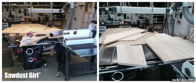 Operating a Jet drum sander to achieve a perfectly smooth surface on a wood countertop section.
