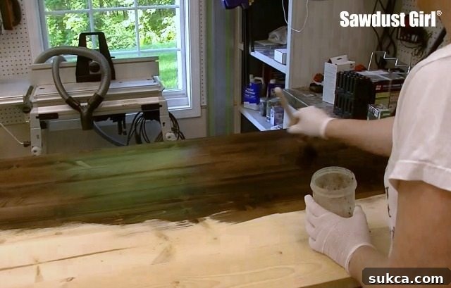 Expert Tips for Wood Finishing: Water-Soluble Dye and Tung Oil Techniques.