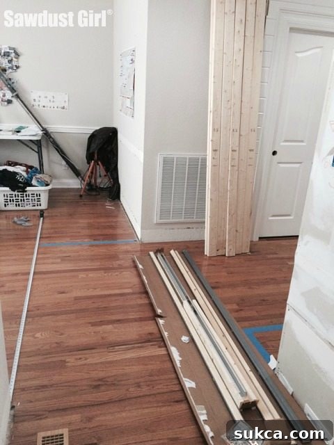 Framing a Pocket Door Wall 