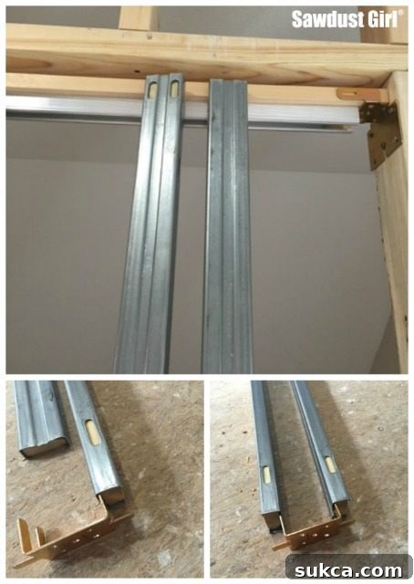 Orienting and Sliding Split Jambs How to install a pocket door frame ~ https://sawdustgirl.com