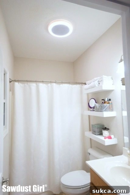 Small bathroom storage solution