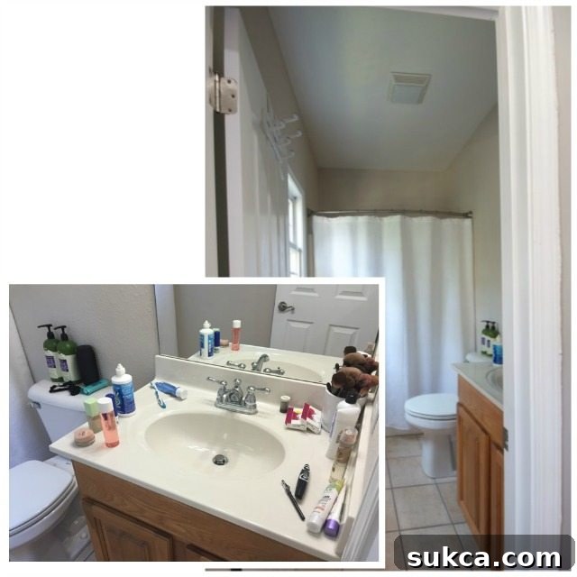 Small bathroom storage solution