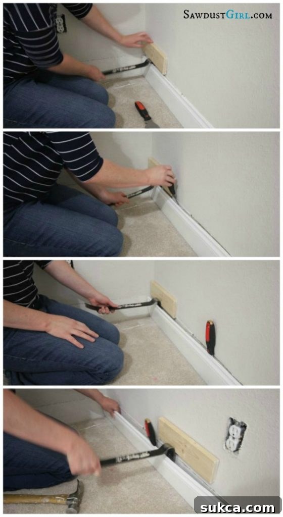 Traditional Baseboard Removal Tools how to remove baseboard from walls
