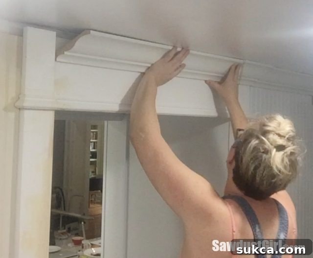 DIY Door Trim with Decorative Header