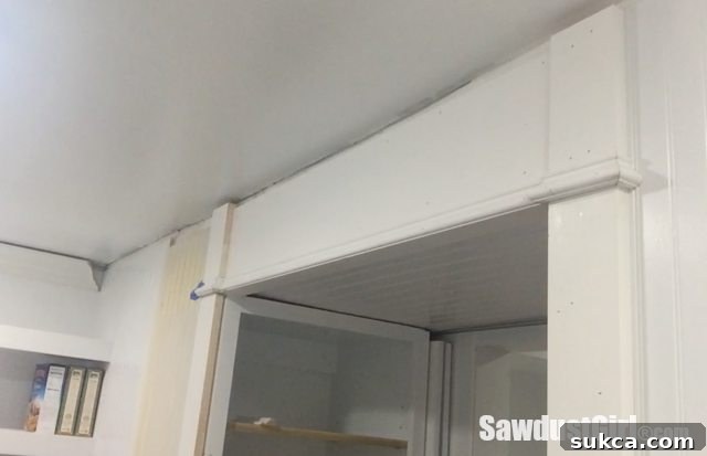 DIY Door Trim with Decorative Header