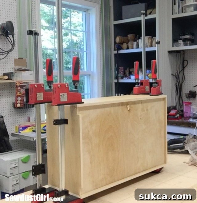 Completed new drawer boxes, ready for hardware installation