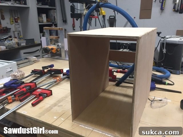 Warped plywood causing issues for the blind corner cabinet construction