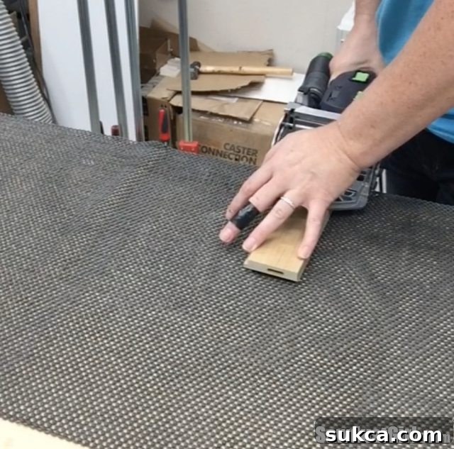 Festool Domino in Action for Drawer Front Assembly