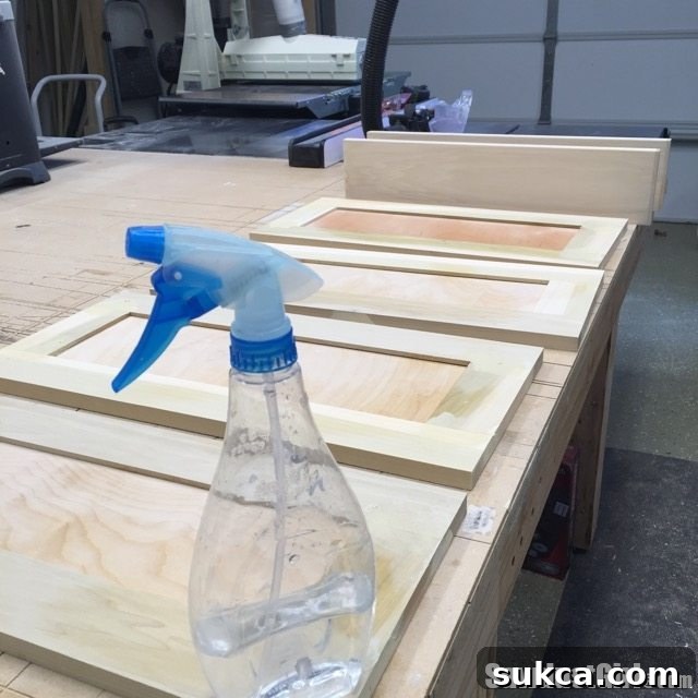 Grain Raising Technique for Optimal Paint Finish