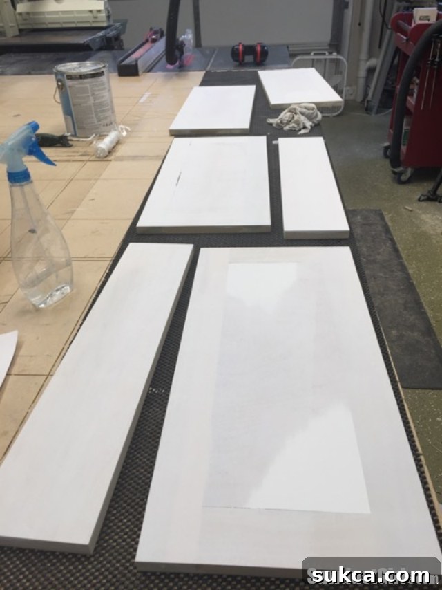 Priming Drawer Fronts Before Final Fitting