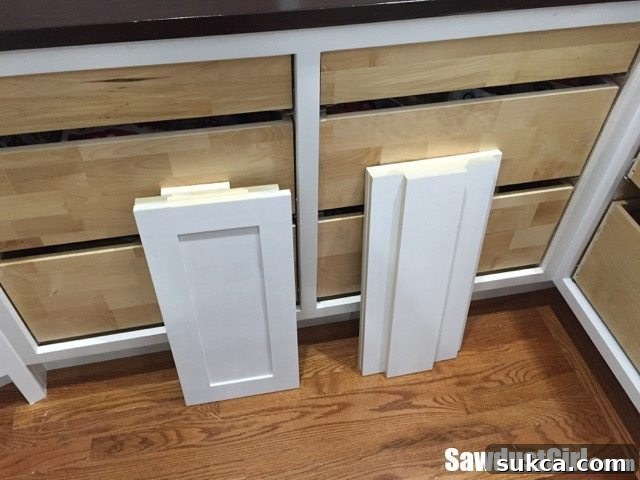 Organized Drawer Fronts Ready for Final Finishing