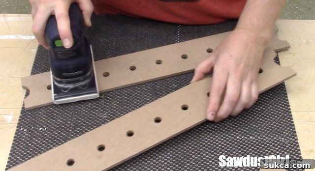 Router bit storage.