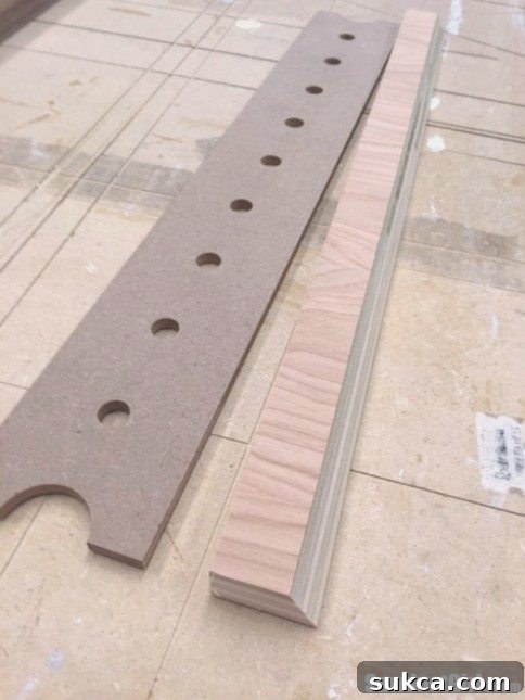 Router bit storage.