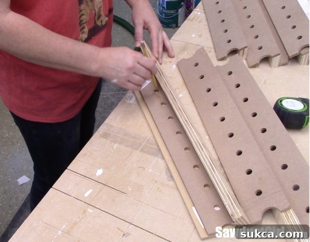Router bit storage.