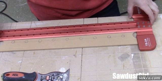 Router bit storage.