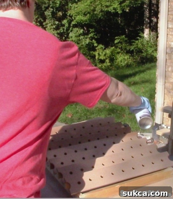 Router bit storage.
