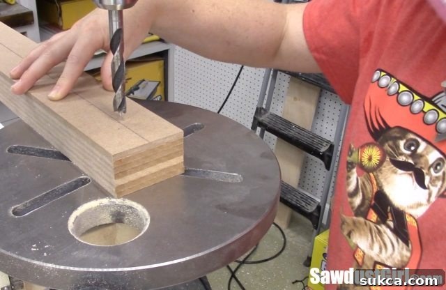 Router bit storage.