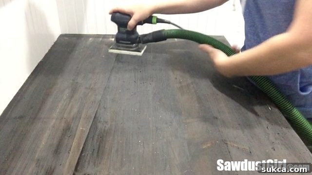 How NOT to Refinish a Wood Countertop - Damaged surface