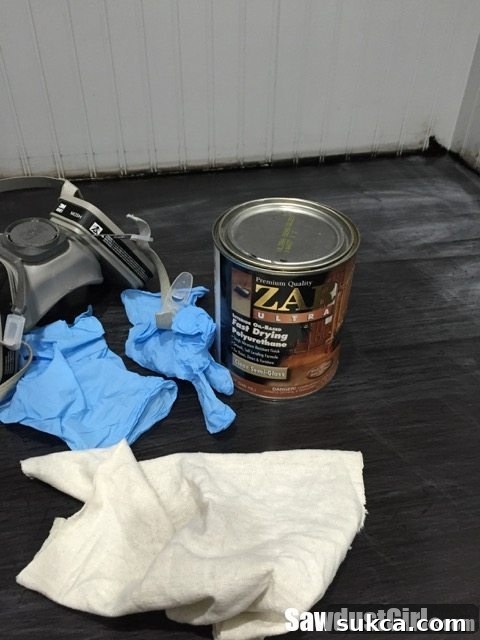 Refinishing a wood countertop - Ongoing poly application