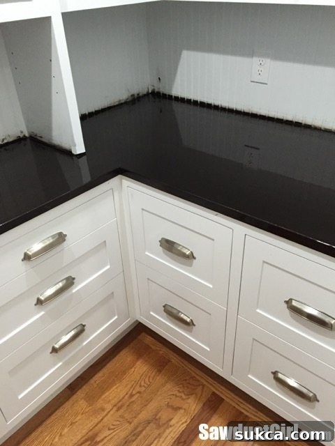 Wood Kitchen countertop - Polyurethane drying