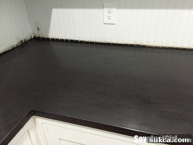 Refinishing a wood countertop - Smooth but not glossy