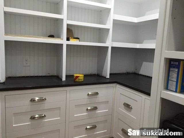 Refinishing a wood countertop - Applying paste wax