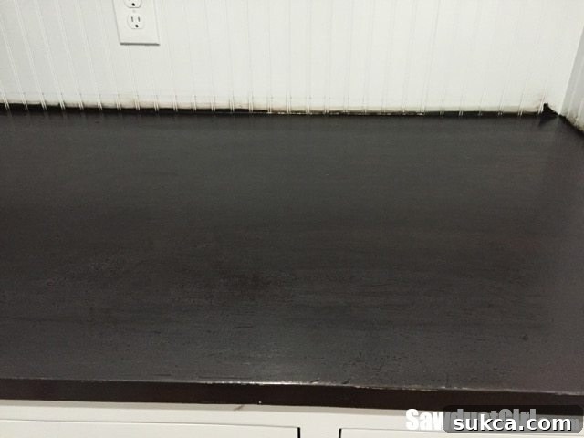 Refinishing a wood countertop - Cleaning off wax
