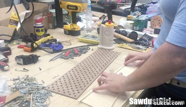 Quick-Access Sliding Drill Bit Organizer 9 Assembling the Bit Storage Tray with Plywood Bottom and Spacer Strips