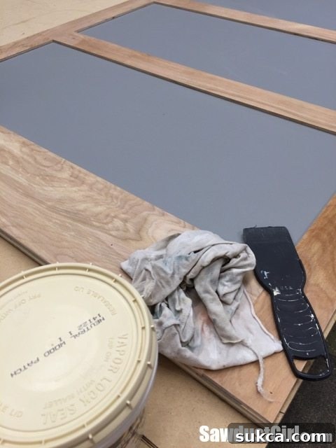 An Easy Guide to Building DIY Sliding Doors for Cabinets - Best wood patch or wood putty