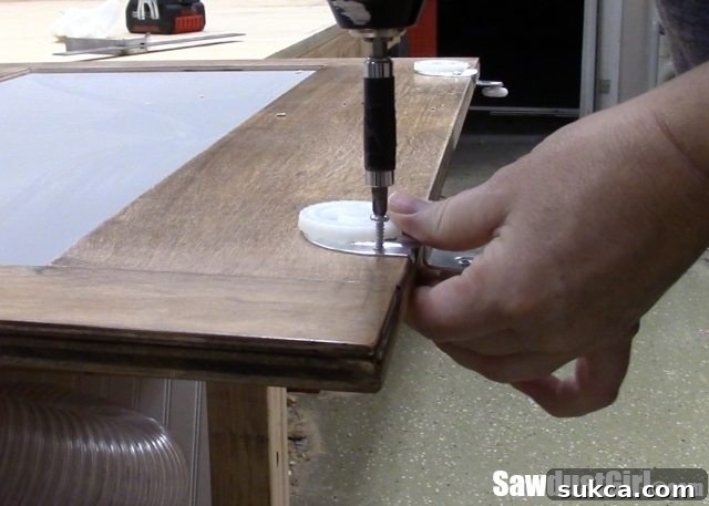 An Easy Guide to Building DIY Sliding Doors for Cabinets - Installing sliding door hardware