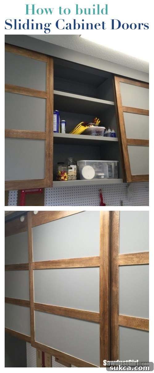 An Easy Guide to Building DIY Sliding Doors for Cabinets - How to build sliding cabinet doors