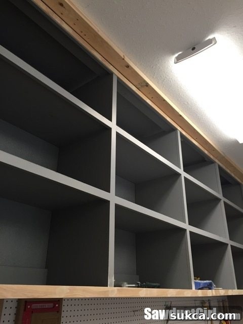 An Easy Guide to Building DIY Sliding Doors for Cabinets - Adding sliding doors to workshop cabinets