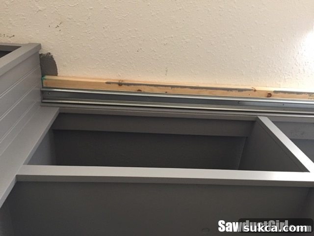 An Easy Guide to Building DIY Sliding Doors for Cabinets - track for sliding cabinet doors